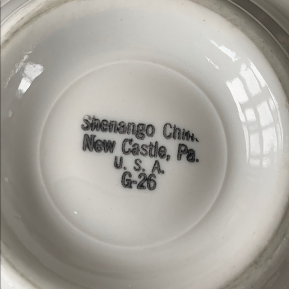 Vintage Mid Century Shenango Restaurant Ware Monkey Bowls Set of 6 - Picture 3 of 7